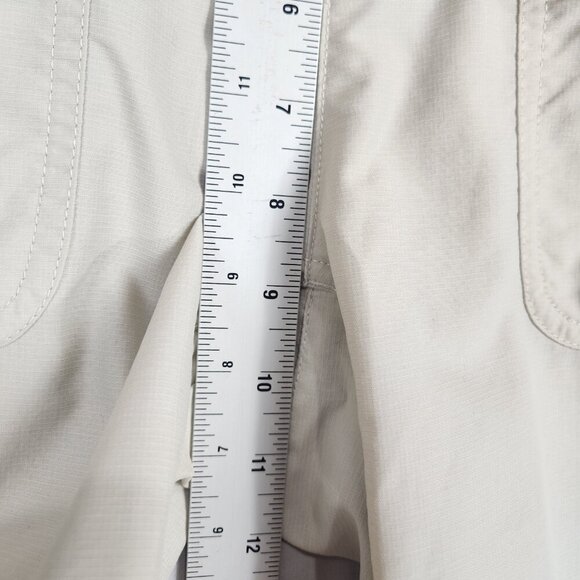 NWT The North Face Water Repellent UV Shorts Womens 8/R Tan Relaxed Wide Leg - Picture 5 of 14